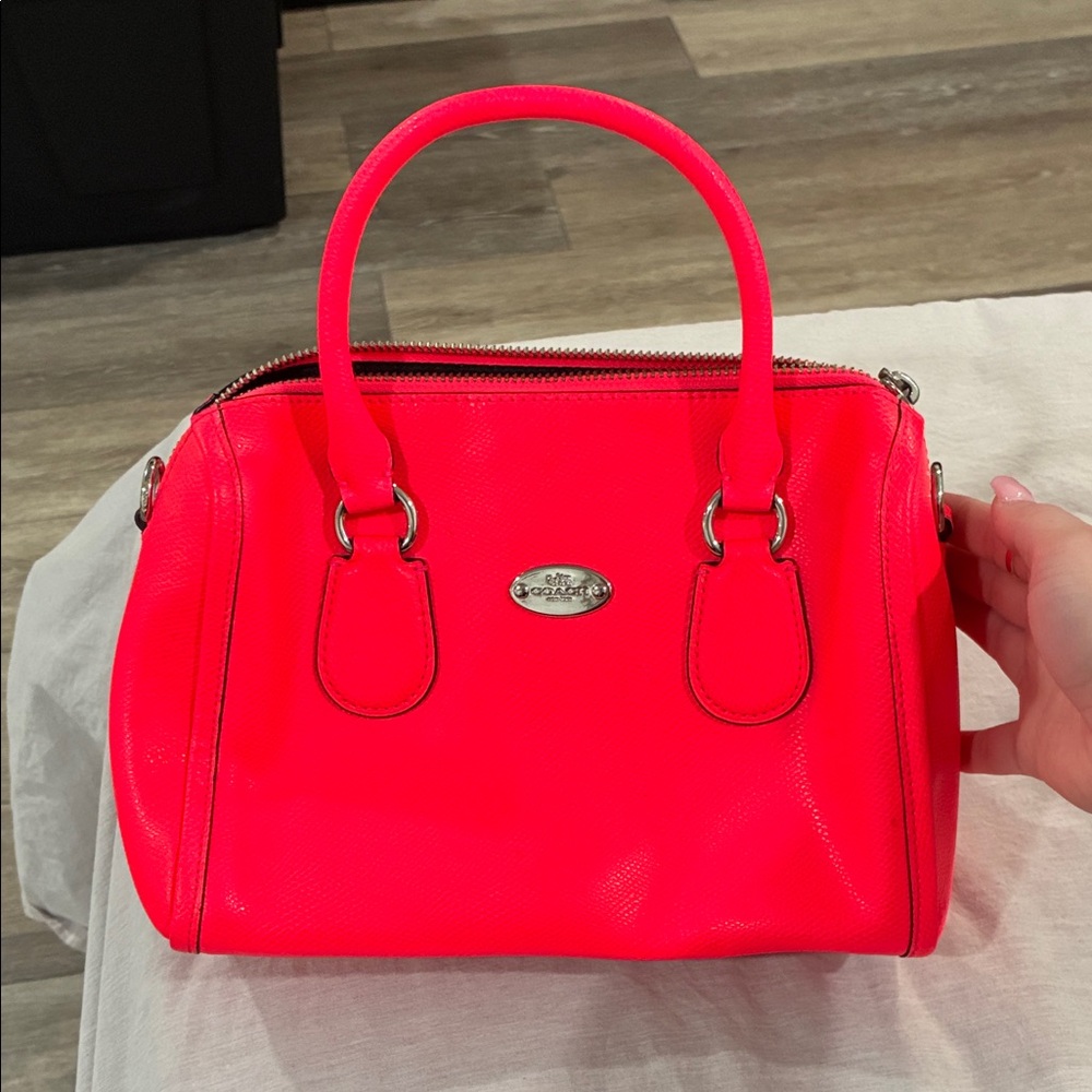 Coach Vibrant Pink Satchel